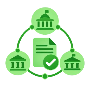 Verificação em diferentes órgãos